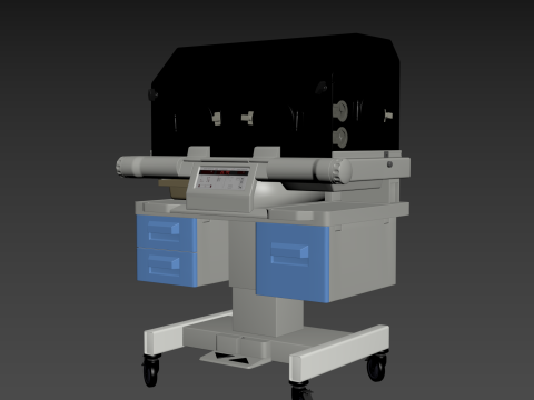 Medical Infant Incubator 3D Modell