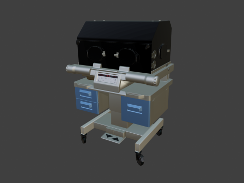 Medical Infant Incubator 3D Modell