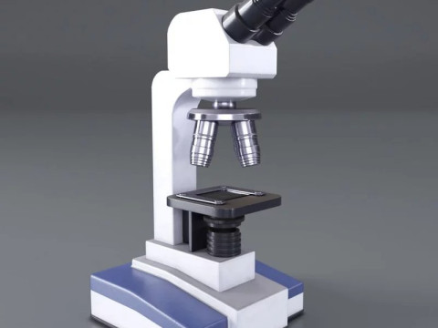Microscope 3D Modell