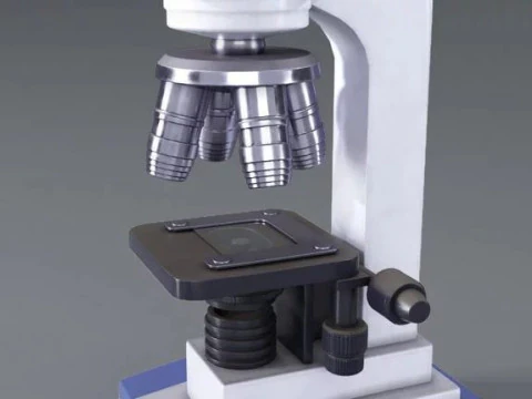 Mikroskop Model 3D