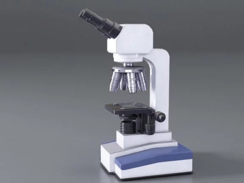 Microscope 3D Modell