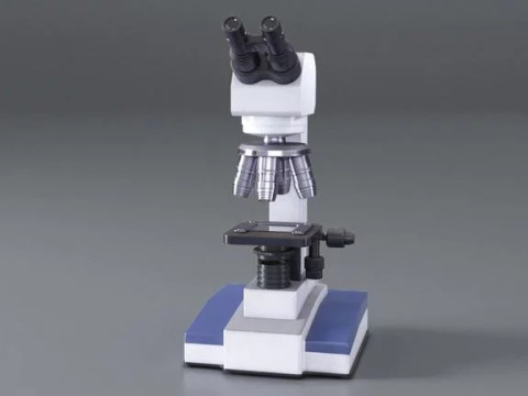 Microscope 3D Modell