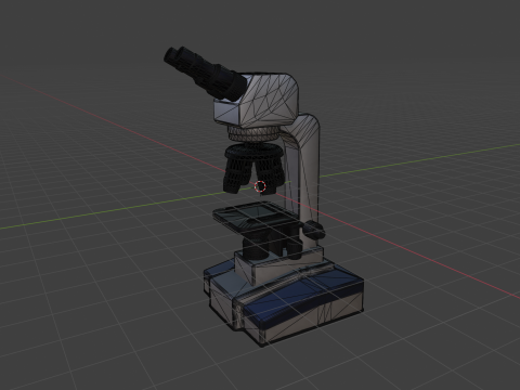Microscope 3D Modell