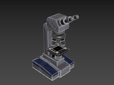 Microscope 3D Modell