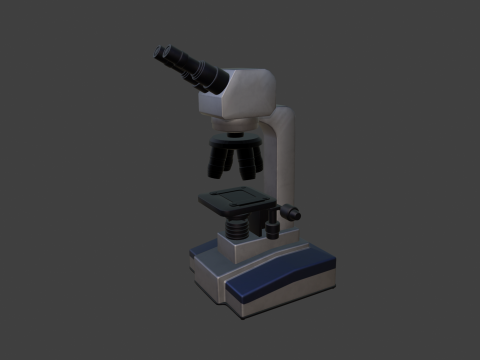 Microscope 3D Modell