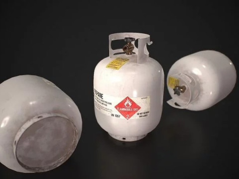 Propane Tank 3D मॉडल