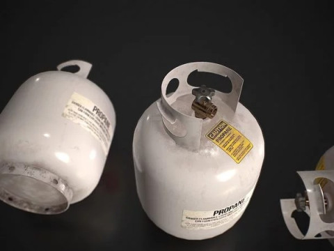 Propane Tank 3D मॉडल