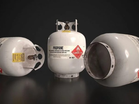 Propane Tank 3D मॉडल
