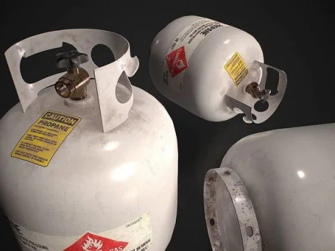 Propane Tank 3D Model
