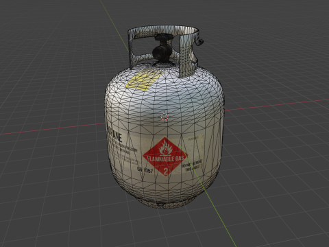 Propane Tank 3D मॉडल