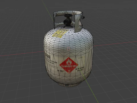 Propane Tank 3D Model