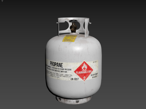 Propane Tank 3D मॉडल
