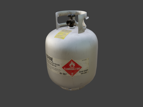 Propane Tank 3D मॉडल