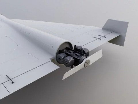 Drone kamikaze Shahed-136 Model 3D