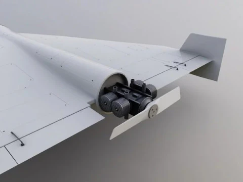 Shahed-136 kamikaze drone 3D Model