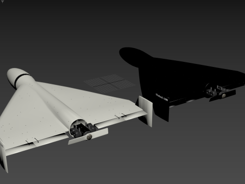Drone kamikaze Shahed-136 Model 3D