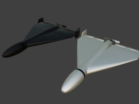 Drone kamikaze Shahed-136 Model 3D
