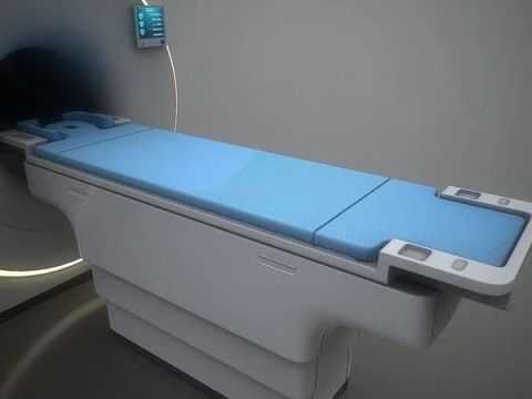 MRI scanner MRT 3D Modell