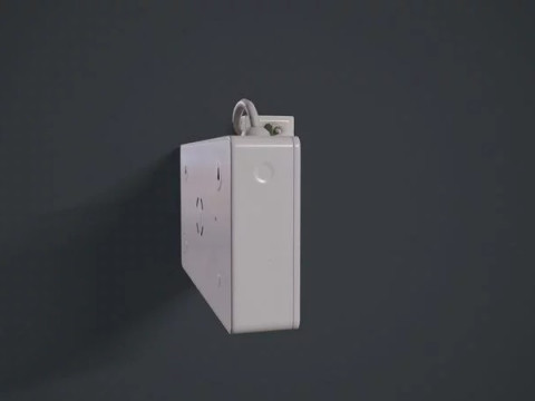 Emergency Exit Sign 3D मॉडल