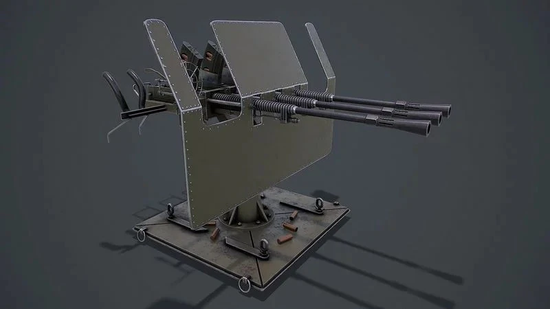 机器转塔 3D 模型 .c4d .max .obj .3ds .fbx .stl .blend 