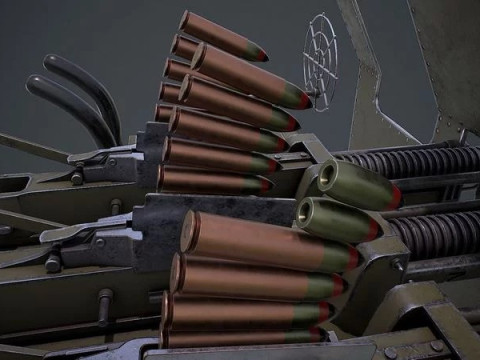 Machine Turret 3D Model