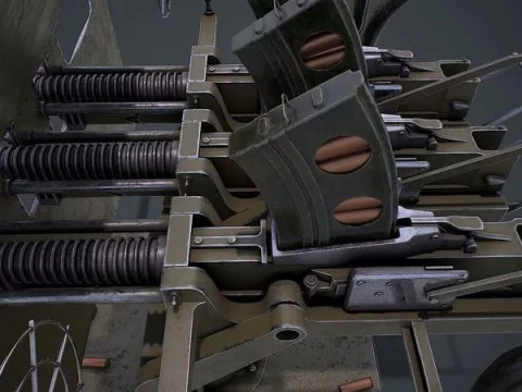 机器转塔 3D 模型