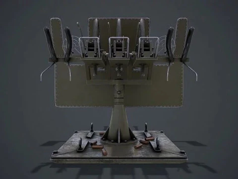 机器转塔 3D 模型