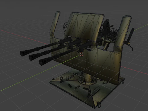 机器转塔 3D 模型