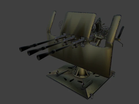 机器转塔 3D 模型