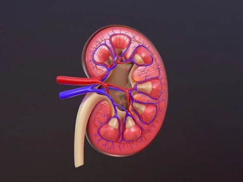 Human Kidney Modelo 3D