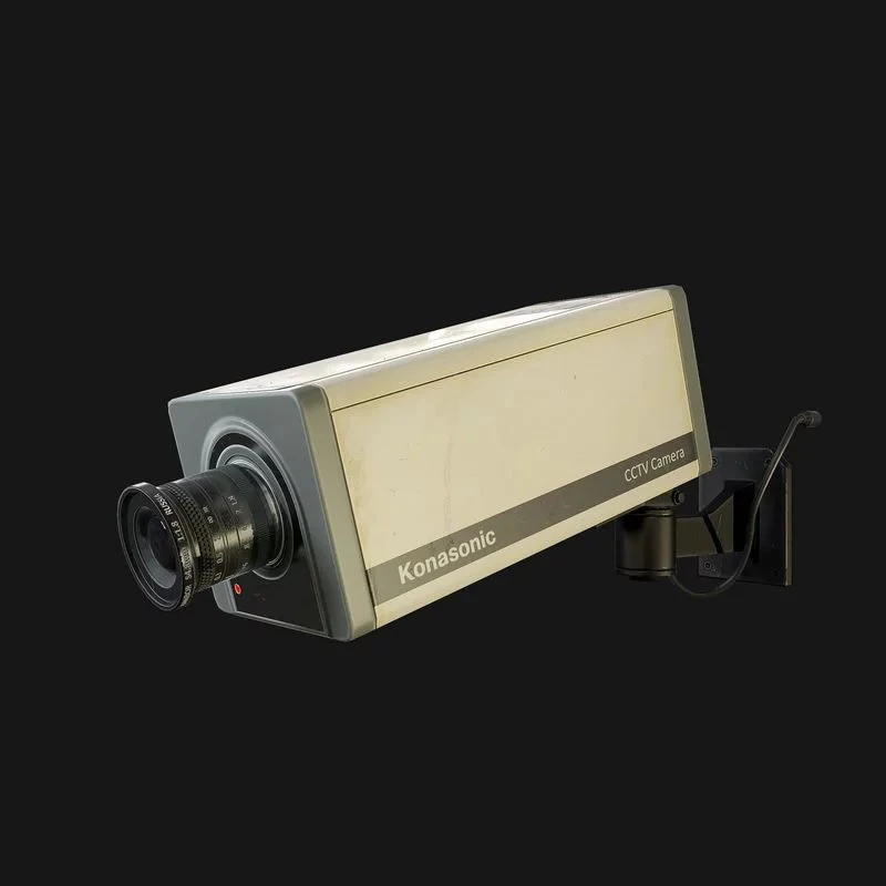 CCTV Camera 3D Model .c4d .max .obj .3ds .fbx .stl .blend 