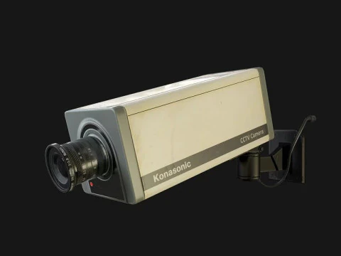 Telecamera CCTV Modello 3D