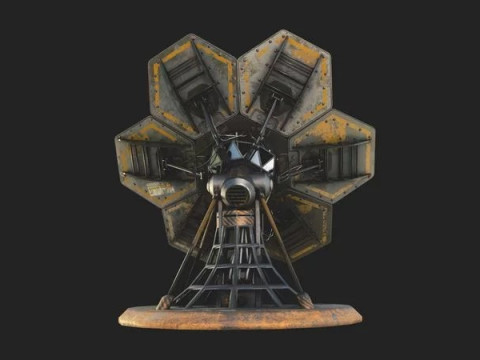 SCIFI SOLAR PANEL 3D Модель