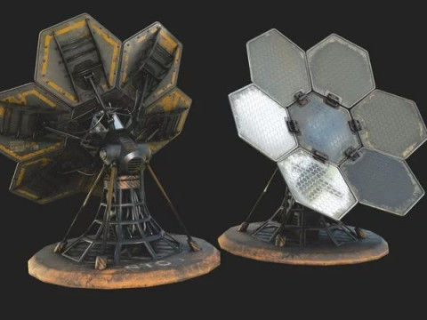 SCIFI SOLAR PANEL 3D Модель