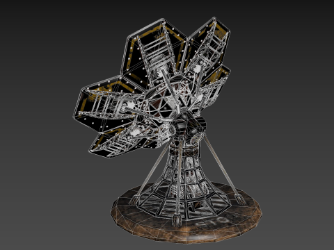 SCIFI SOLAR PANEL 3D Модель