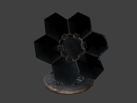 SCIFI SOLAR PANEL 3D Модель
