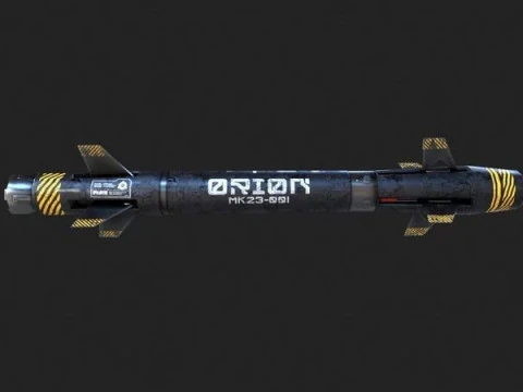 ORION ROCKET 3D Model
