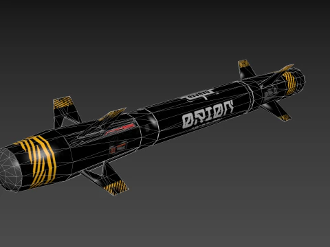 ORION ROCKET 3D Model