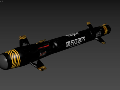 ORION ROCKET 3D Model