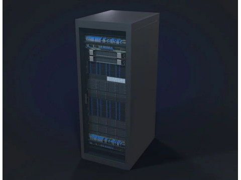 Bastidor modular para servidores Modelo 3D