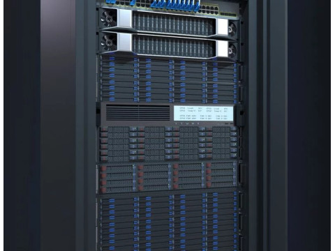 Bastidor modular para servidores Modelo 3D