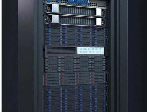 Modular Server Rack 3D Model
