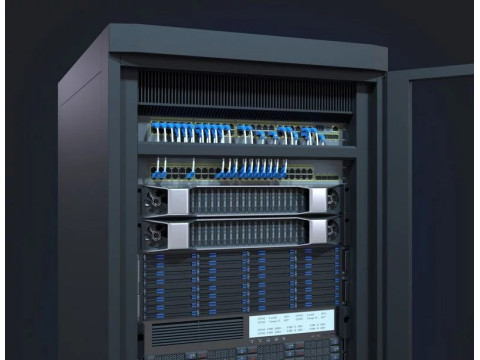 Bastidor modular para servidores Modelo 3D