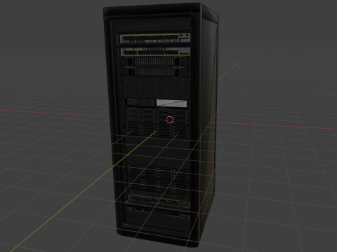Bastidor modular para servidores Modelo 3D