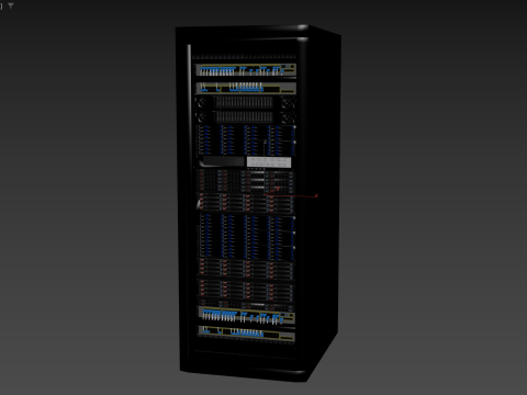 Bastidor modular para servidores Modelo 3D
