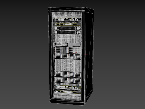 Bastidor modular para servidores Modelo 3D