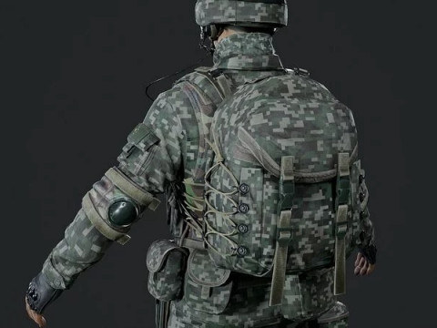 Chinese Soldier Special Forces Military 3D मॉडल