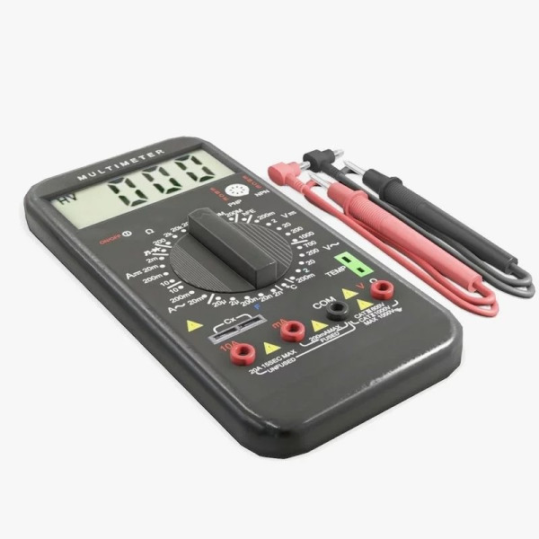 Multimeter digital Model 3D .c4d .max .obj .3ds .fbx .stl .blend