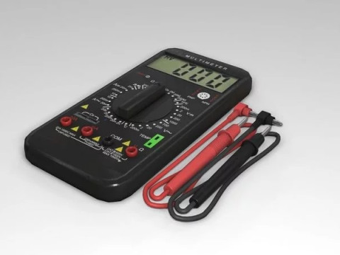 Multimeter digital Model 3D