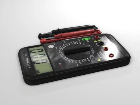 Multimeter digital Model 3D